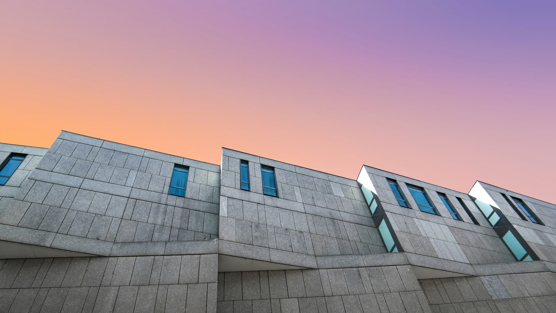 Low-angle photography of buildings