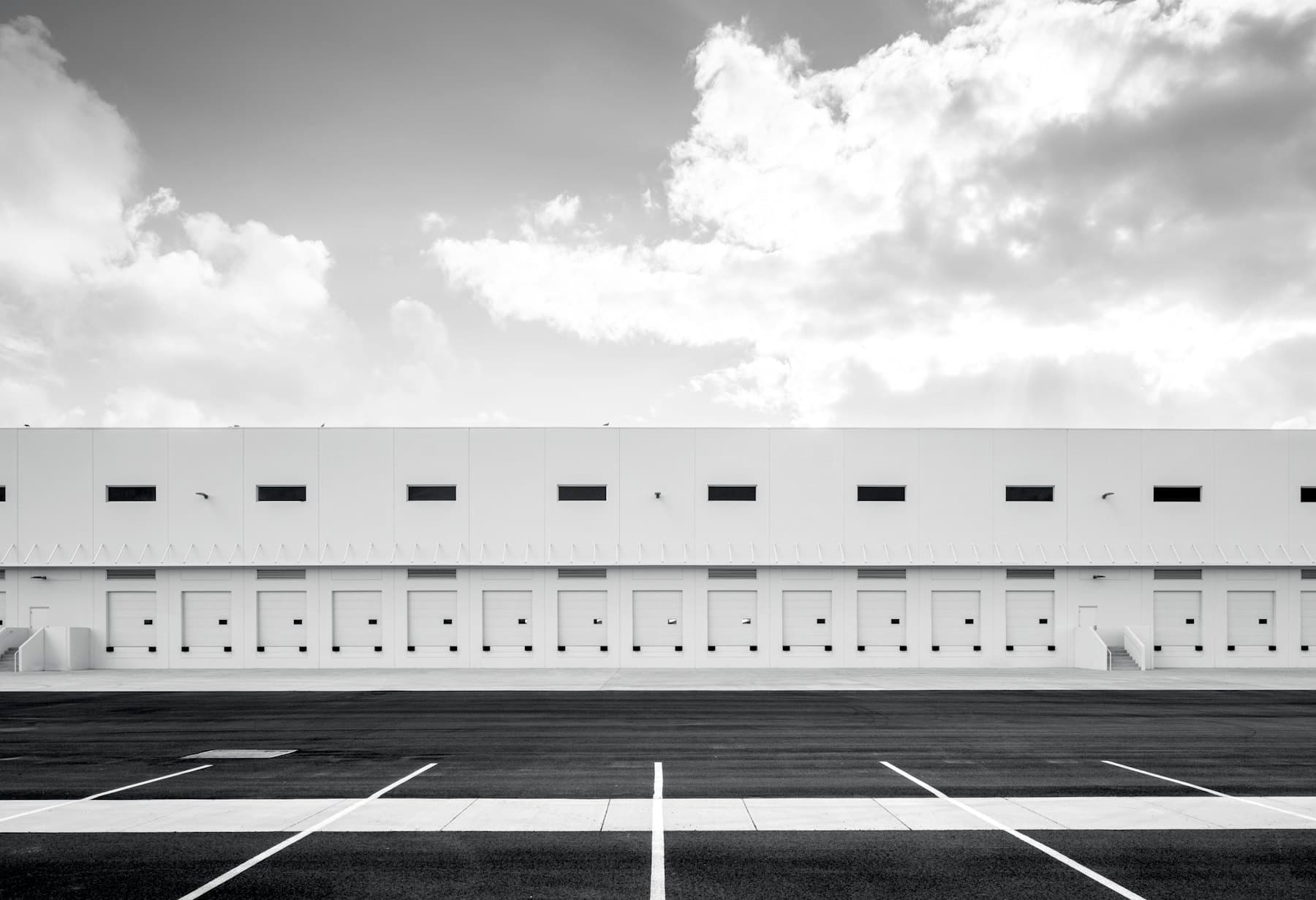 White building